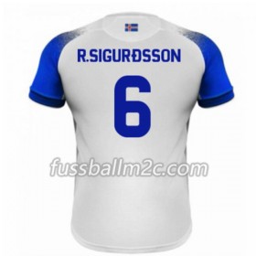 Fußballtrikots Island R.Sigurdsson 6 Auswärts Trikotsatz WM 2018